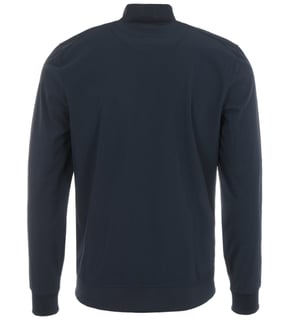 Lyle & Scott Zip Through Funnel Neck Soft Shell Jacke - Dark Navy
