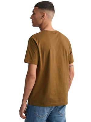 Gant Herren T-Shirts - Braun