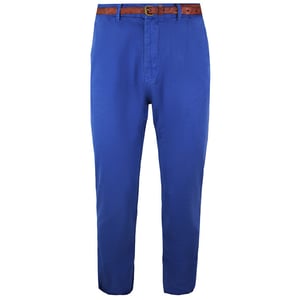 Scotch & Soda Stuart reguläre schlanke Fit Chinos Blue Mens Bottoms 136195 0214