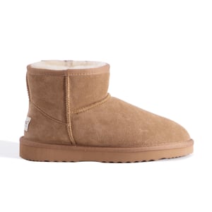 Aus Wooli "Bondi" Australien Kurze Schafsleder-Stiefelette, Tan