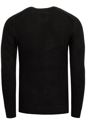 Rusty Neal Pullover Casual Fit Schwarz