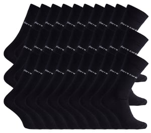 Business-Socken 30 Paar in Schwarz