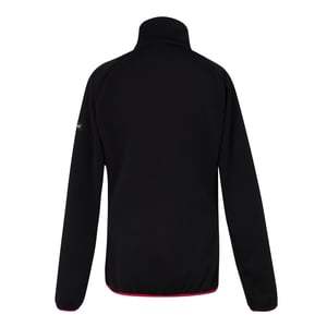 Regatta - "Ravenhill" Fleece-Oberteil Durchgehender Reißverschluss für Damen (Schwarz/Pinker Trank)