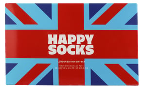 Neuheiten Großbritannien-Themen Socken | Happy Socks | Crew London Muster Socken - UK