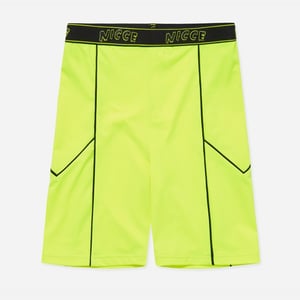 Nicce Graphic Logo Neon Yellow Womens Carbon Cycling Shorts 201 2 06 03 0180