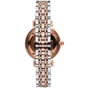 Emporio Armani AR1683 Gianni T-Bar zweifarbige Damenuhr