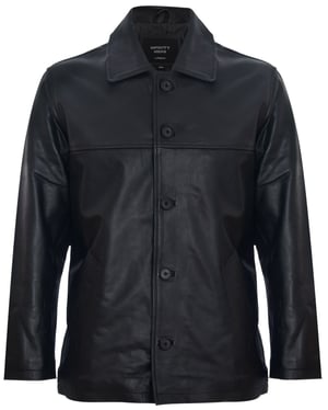 Klassische Boxjacke aus Rindsleder