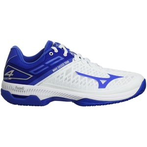 Mizuno Wave Exceed Tour 4 CC Damen Weiß Tennisschuhe
