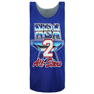 Mitchell & Ness Charlotte Hornets Larry Johnson Reversible Herren Mesh Weste