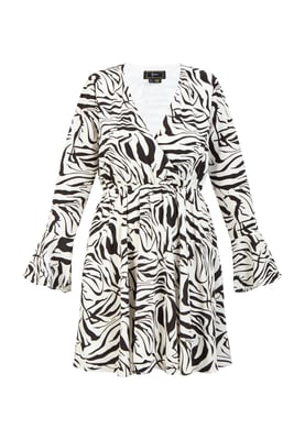 faina robe - imprimé zèbre sookie