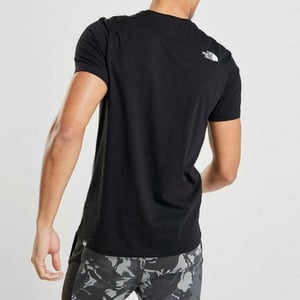 The North Face Mens gewebt Farbe Block T Shirt schwarz