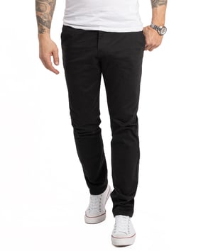 Indumentum Stoffhose Schwarz