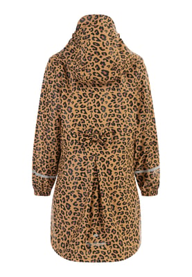 Schmuddelwedda Regenmantel Mädchen schwarz beige leo