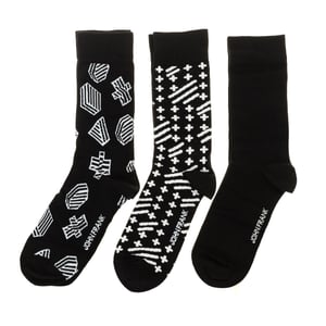 Pack-3 High-Top-Socken mit Antidruck-Bündchen JF3LSMC03-STANDART Herren