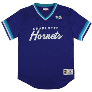 Mitchell & Ness Charlotte Hornets Special Skript Mesh Mens T-Shirt