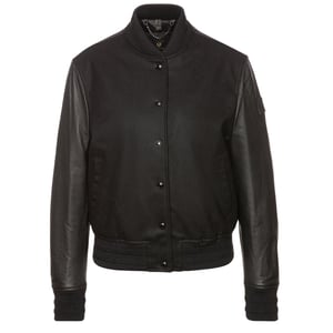 Belstaff Willow Bomberjacke aus schwarzem Leder