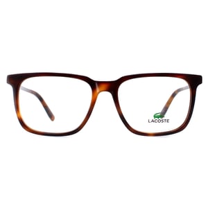 Lacoste Square Unisex Braun Havanna Burgund Brille