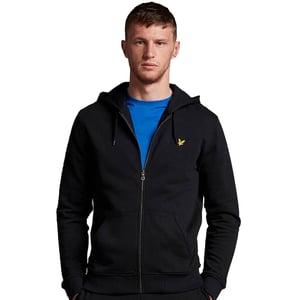 Der Lyle & Scott Kapuzenpullover mit Reißverschluss gehört zu unserer Essentials-Reihe und ist ein zuverlässiger Kapuzenpullover, der zu jedem Freizeitoutfit passt. Er besteht aus 100 % Baumwolle und hat eine Kapuze mit Kordelzug, Seitentaschen, einen durchgehenden Markenreißverschluss sowie gerippte Bündchen und Saum. Auch in Übergrößen erhältlich.