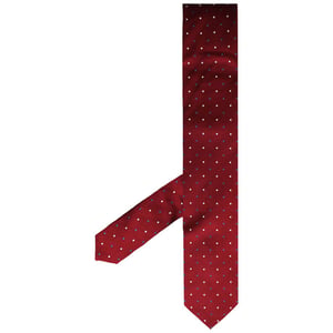 Hackett London 2 Col Dot gedruckte Herren rote Krawatten