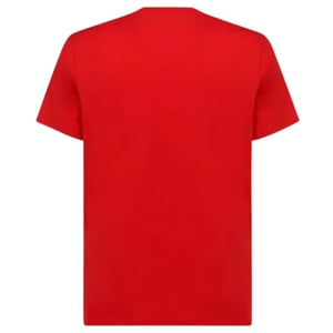 ubergroses rotes T-Shirt mit aufgesticktem Givenchy-Logo