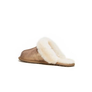 Geschlossene Pantolette Antik Gold