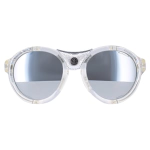 Moncler Runde Unisex Kristall Silber Grau Silber Spiegel ML0046