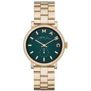 Marc Jacobs MBM3245 Baker Gold Grünes Zifferblatt Damenuhr