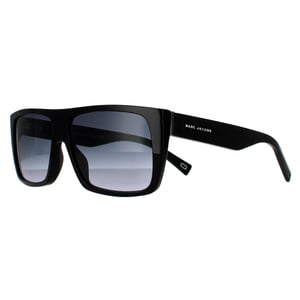 Marc Jacobs Rectangle Unisex Sonnenbrille Schwarz Grau Dunkelgrau Gradient