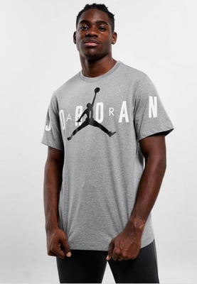 Nike Air Jordan Stretch-T-Shirt in Grau