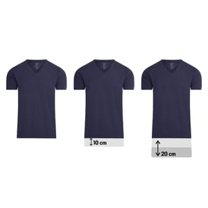 4-Pack T-shirts von Cappuccino Italia in der farbe Blau und in größe L.