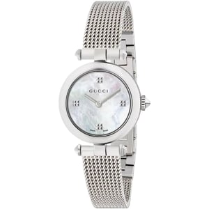 Gucci YA141504 Diamantissima Perlmutt Damenuhr