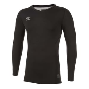 Umbro Herren Elite V-Ausschnitt Base Layer Top (Schwarz)