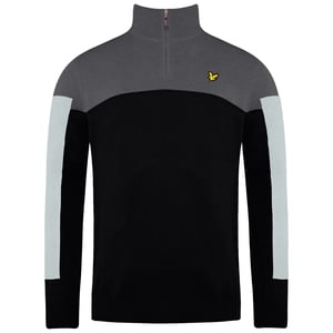 Lyle & Scott Moffat Golfmenschen wahrer schwarzer Pullover