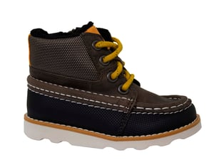 Clarks Crown Spirit Kinder schwarze Stiefel