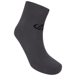 Dare 2B - "Essentials" Knöchelsocken für Herren/Damen Unisex (2er-Pack) (Ebenholz-Grau)