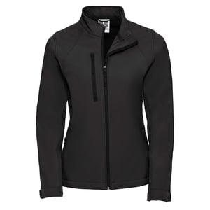 Russell - Softshelljacke für Damen (Schwarz)