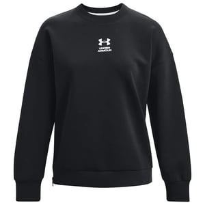 Under Armour Summit Strick Damen schwarzer übergroßer Pullover