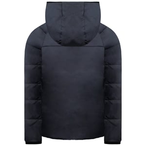 The North Face Wendbare, schwarz/marineblaue Wattierte Kinderjacke