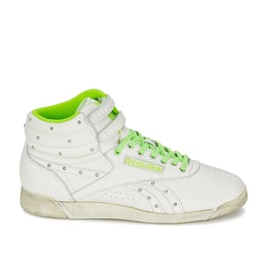 Reebok Freestyle Hi Vintage Womens White Trainer