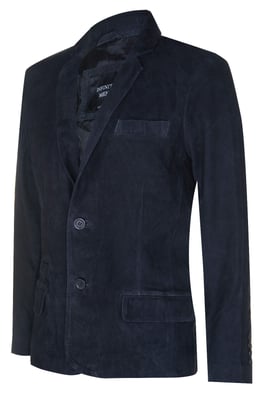 Blazer, Wildlederjacke, weicher italienischer Ledermantel