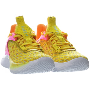 Under Armour Curry Flow 9 Sesame Street Yellow Kids Trainer