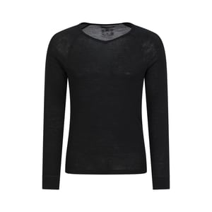 Mountain Warehouse Herren Merinowolle V-Ausschnitt Basisschicht Top (schwarz)