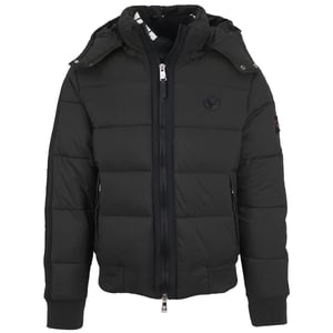 Plein Sport Gefütterte Jacke mit verschweißten Ärmeln Schwarz