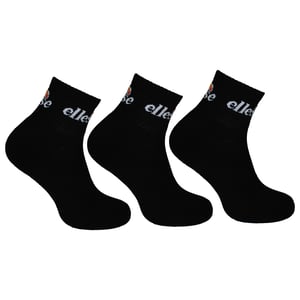 Ellesse 3er-Pack Rallo Herren Schwarz Knöchelsocken