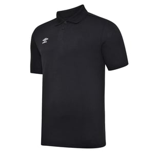 Umbro Herren Essential Polo Shirt (Schwarz/Weiß)