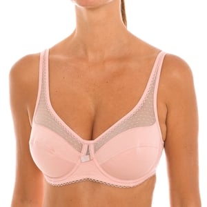 Großzügiger Bügel-BH 00ASF für Damen mit Mikro-Tüll-Detail bietet Halt und Eleganz in einem femininen Design