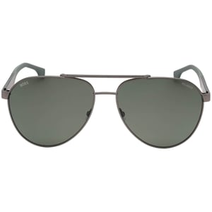 Hugo Boss Graugrüne Polarisierte Linse Matte Ruthenium Sonnenbrille