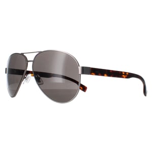 Hugo Boss BOSS 1560/O/S R81 matte Ruthenium grau braun Sonnenbrille