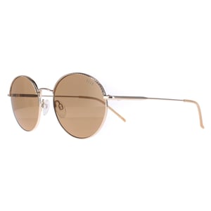 Elle Rund Damen Gold Braun 14908