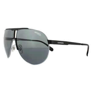 Carrera Aviator Unisex Ruthenium Matt Schwarz Grau Blau Sonnenbrille